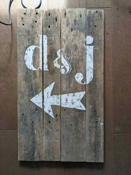 Photo of free Rustic Wooden Sign Maybe for Wedding (Earwig Corner BN7) #1