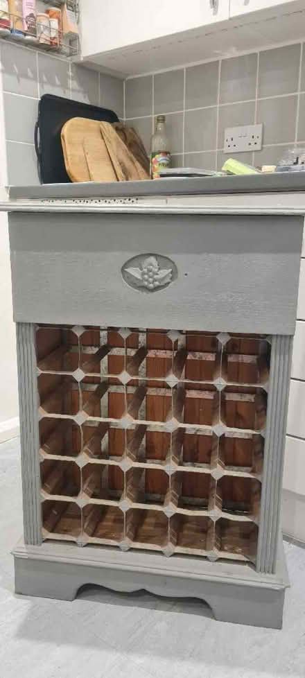 Photo of free Wooden wine rack. (Bellfields GU1) #2