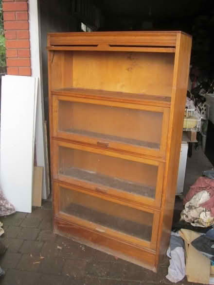Photo of free Glass-fronted cupboard with 4 shelves (Malvern Wells WR14) #1