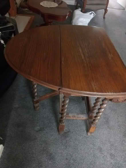 Photo of free Barleycorn twist drop leaf table (Maidstone) #1