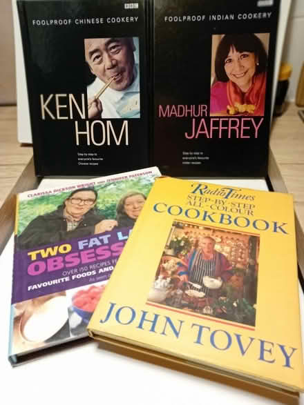 Photo of free 4 hardback cookery books. (Leintwardine SY7) #1