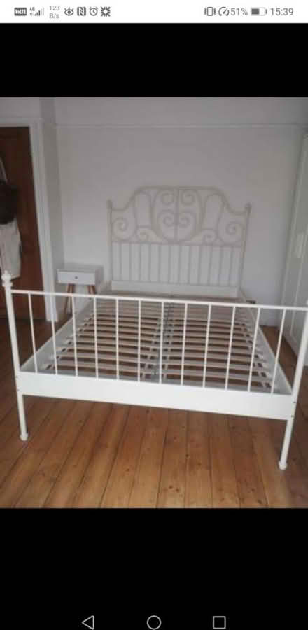 Photo of free Ikea double bed frame (SK3) #3