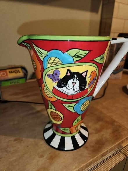 Photo of free Colourful Cat Jug (CR0) #2