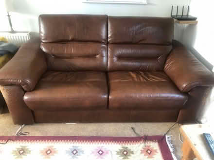 Photo of free Italian leather sofa (Bradford on Avon BA15) #2