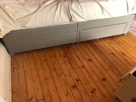 Photo of free King size divan bed base and valance (Craigmillar Park EH16) #3