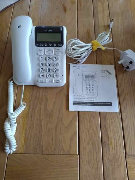 Photo of free BT Decor phone with phone cord & power cord (Macclesfield SK11) #1