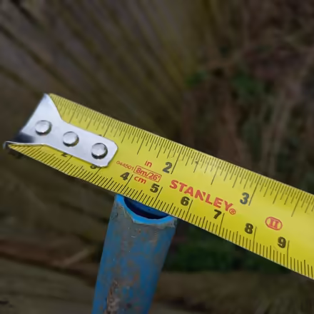 Photo of free Blue water pipe x2 (Lydham SY9) #1