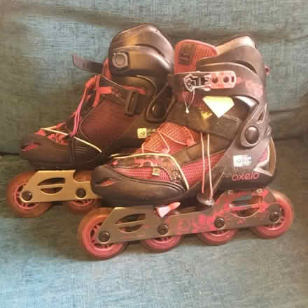 Photo of free Two pairs kids inline roller skates (Teddington TW11) #1