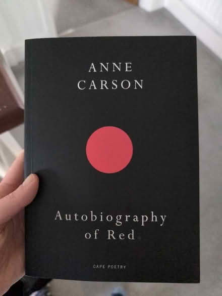 Photo of free Poetry book Anne Carson Autobiography of Red (Boxted CO4) #2
