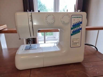 Photo of free Janome electric sewing machine and table (Hurst Green RH8) #1