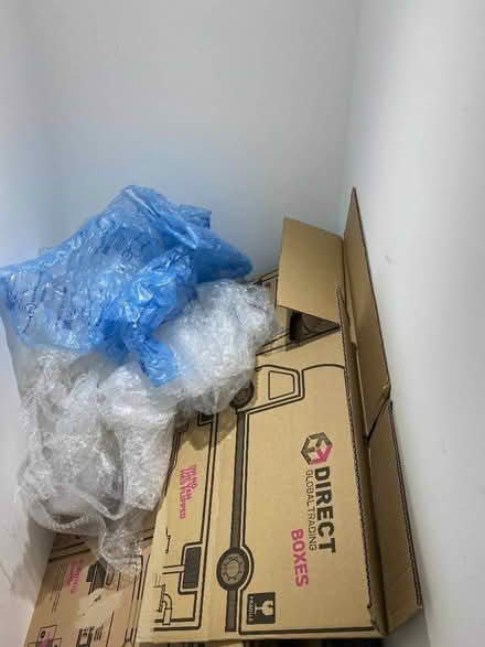 Photo of free 20 moving boxes and bubble wrap (Sale Moor M33) #1