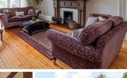Photo of free 2 large traditional style sofas (Craigmillar Park EH16) #1