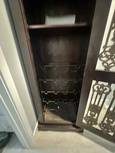 Photo of free Beautiful wine cabinet (Homestead and Hollenbeck) #4
