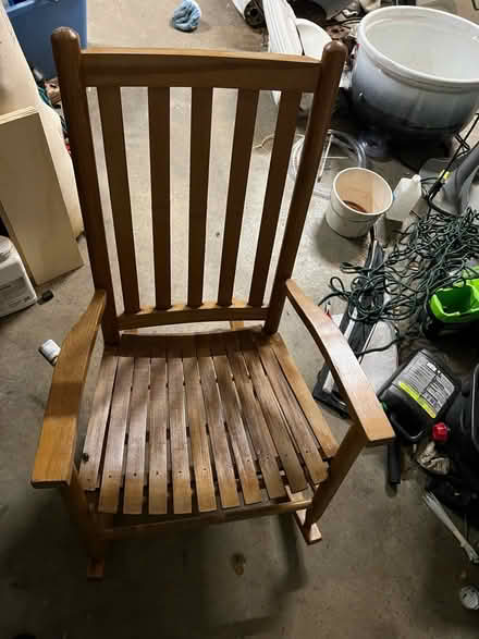 Photo of free Wooden Rocker (Lake Mary) #2