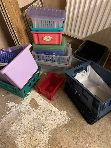 Photo of free Storage boxes for garage/shed (Newbiggin CA11) #1