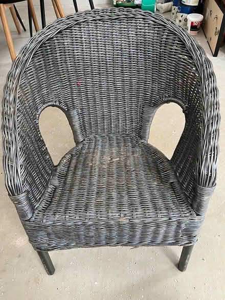 Photo of free Small wicker chair (S10 Ranmoor) #1