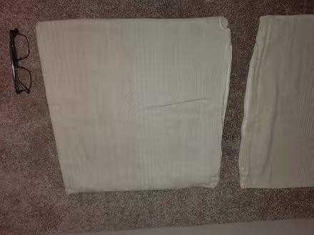 Photo of free 2 cream Cushion covers (HA3) #1