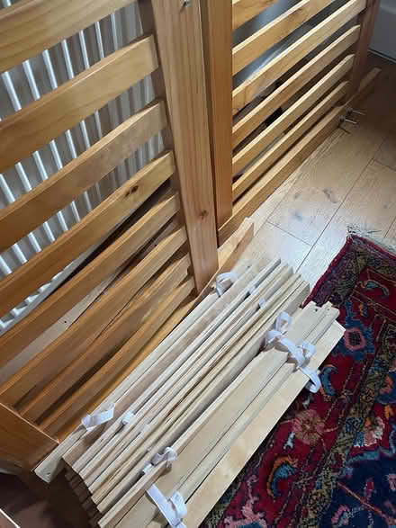 Photo of free Double bed frame - solid wood (Wettenhall) #2