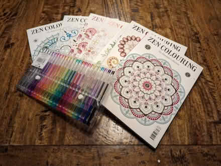 Photo of free Zen colouring books with feltips (North Woodchester GL5) #1