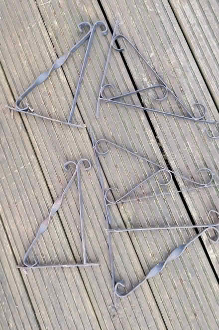 Photo of free 5 x hanging basket metal brackets (Frating CO7) #1