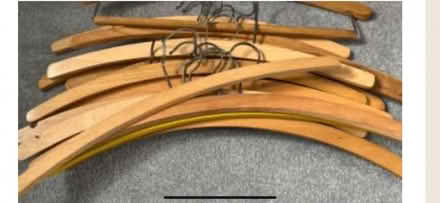 Photo of free Wooden Coat Hangers (Aspley NG8) #1
