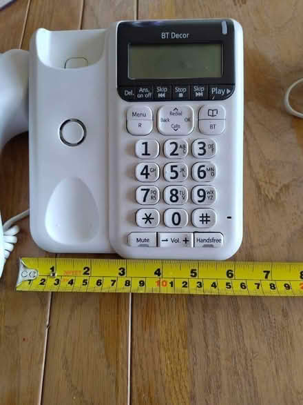 Photo of free BT Decor phone with phone cord & power cord (Macclesfield SK11) #2