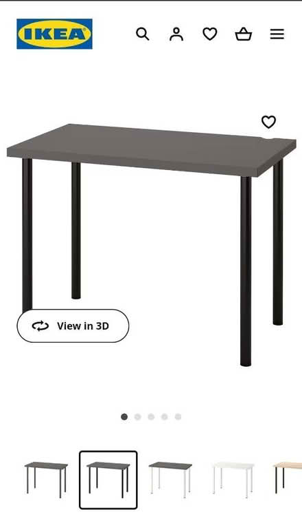 Photo of free Ikea Linmon desk (Black) (Beckenham hill) #1