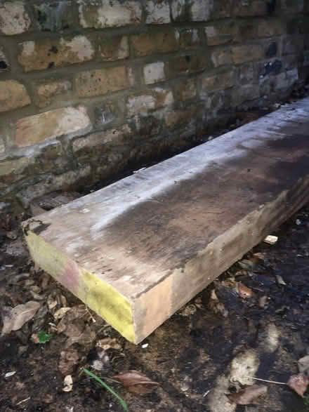 Photo of free 3m x 8cm x 26cm hardwood piece (W6) #3
