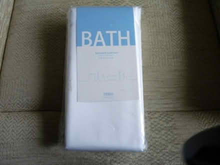 Photo of free White Plastic Shower curtain (Baldersby YO7) #2