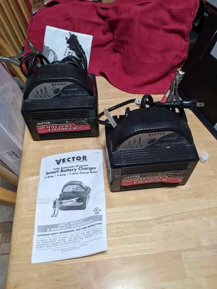 Photo of free Two Vector Smart Battery Chargers (Cherryland (Mission & Blossom)) #1