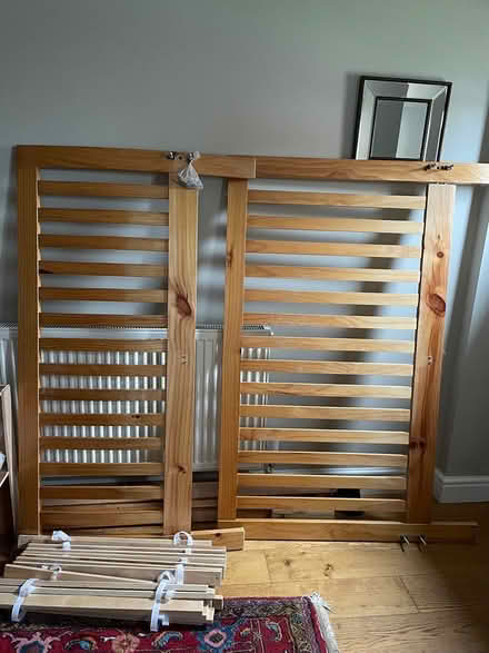 Photo of free Double bed frame - solid wood (Wettenhall) #1