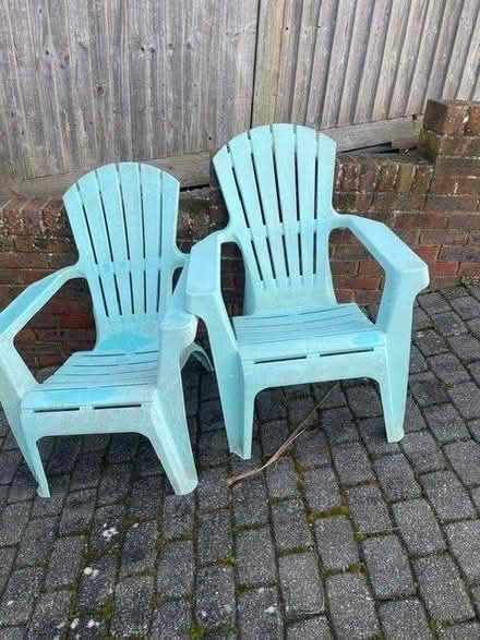 Photo of free 2 garden chairs (Hove) #1