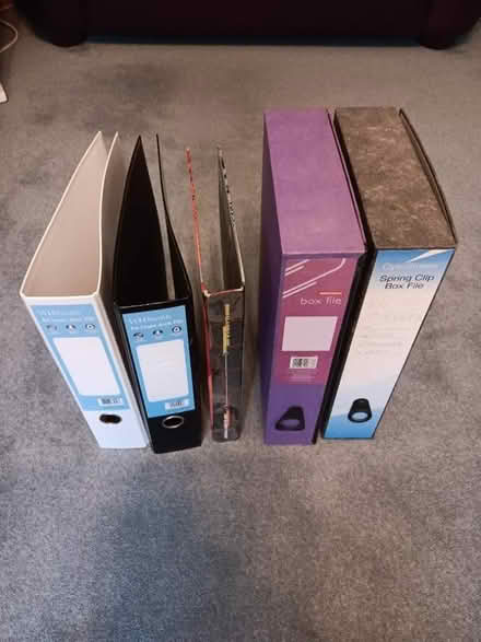 Photo of free Lever Arch and Box Files (Northwood HA6) #1