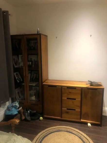 Photo of free Cupboard and display cabinet. (Woolton L19) #1