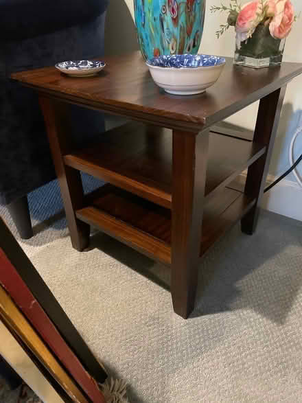 Photo of free Wooden end table (Westport CT) #1