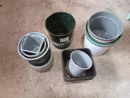 Photo of free Plastic flower pots (Newtonhill AB39) #1