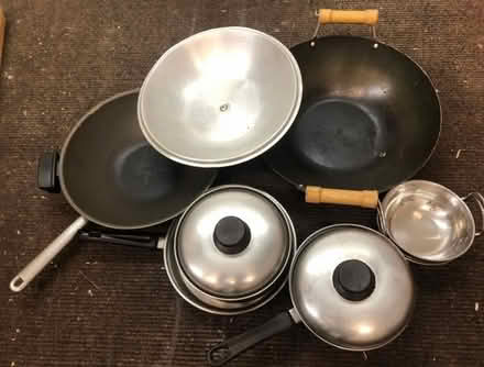 Photo of free Saucepans and woks (Garesfield NE39) #1