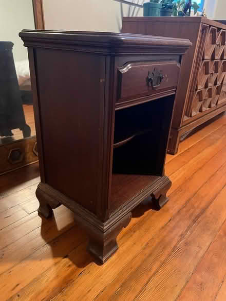 Photo of free Dark brown Nightstand (West Oakland) #2