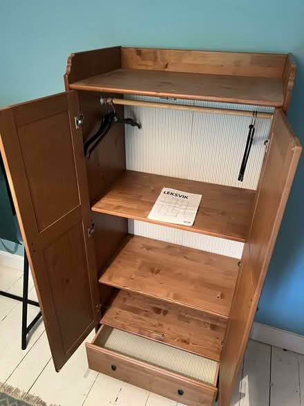 Photo of free Ikea Childs wardrobe (Leksvik) (Coldharbour, Dorking, RH5) #2