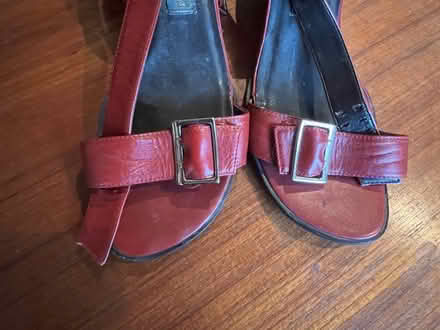 Photo of free Ladies Red Sandals Etienne Aigner (Reston Lake Anne vicinity) #2