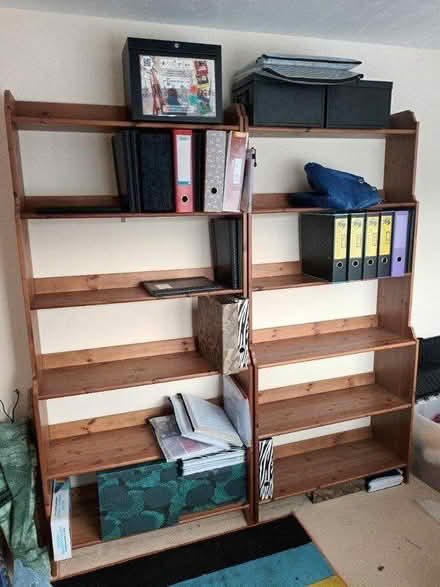 Photo of free 2 x solid wood bookshelves (Woodley, Reading RG5) #1