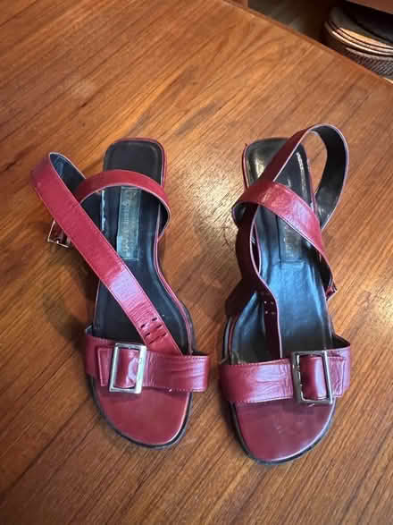 Photo of free Ladies Red Sandals Etienne Aigner (Reston Lake Anne vicinity) #3