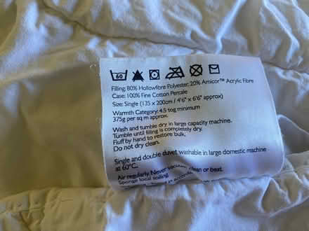 Photo of free Single duvet covers (Ballinger Common HP16) #1