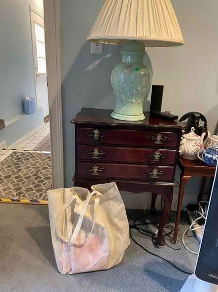 Photo of free Small three-drawer bedside table (Westport CT) #1