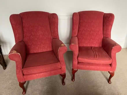 Photo of free arm chairs (Matlock DE4) #1