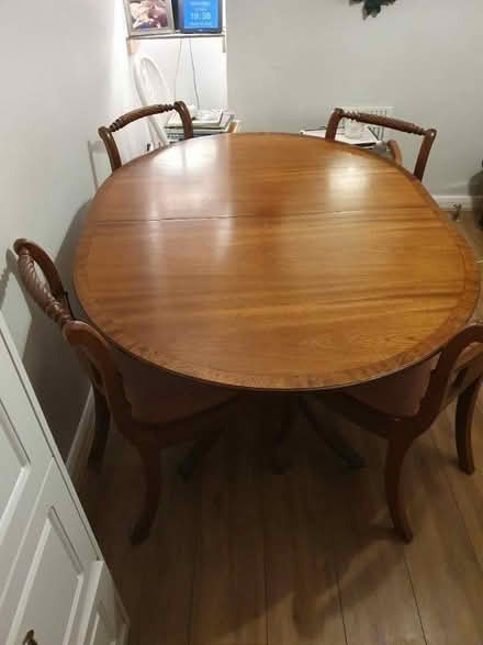 Photo of free Dining table and four chairs (TN34 Halton (West Hill - Ore)) #3