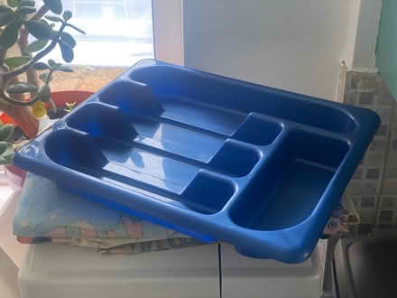 Photo of free Blue cutlery tray (Penycae, LL14) #1