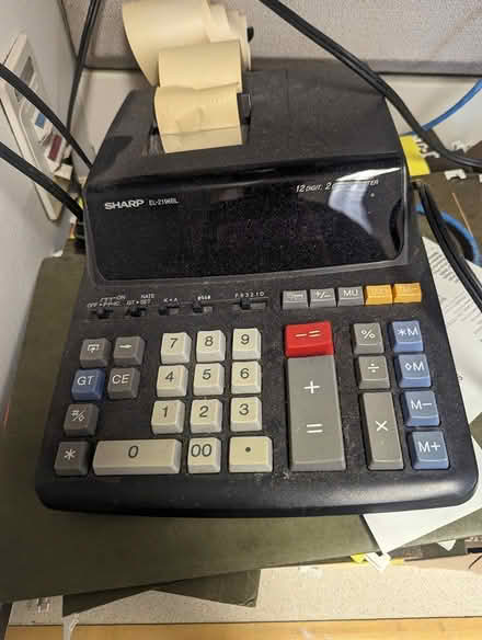 Photo of free Sharp 10 key calculator (Washington Heights) #2