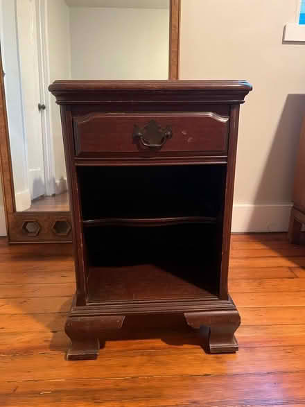 Photo of free Dark brown Nightstand (West Oakland) #1