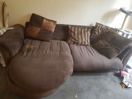 Photo of free 3 seater sofa (Brighton hill Basingstoke) #1